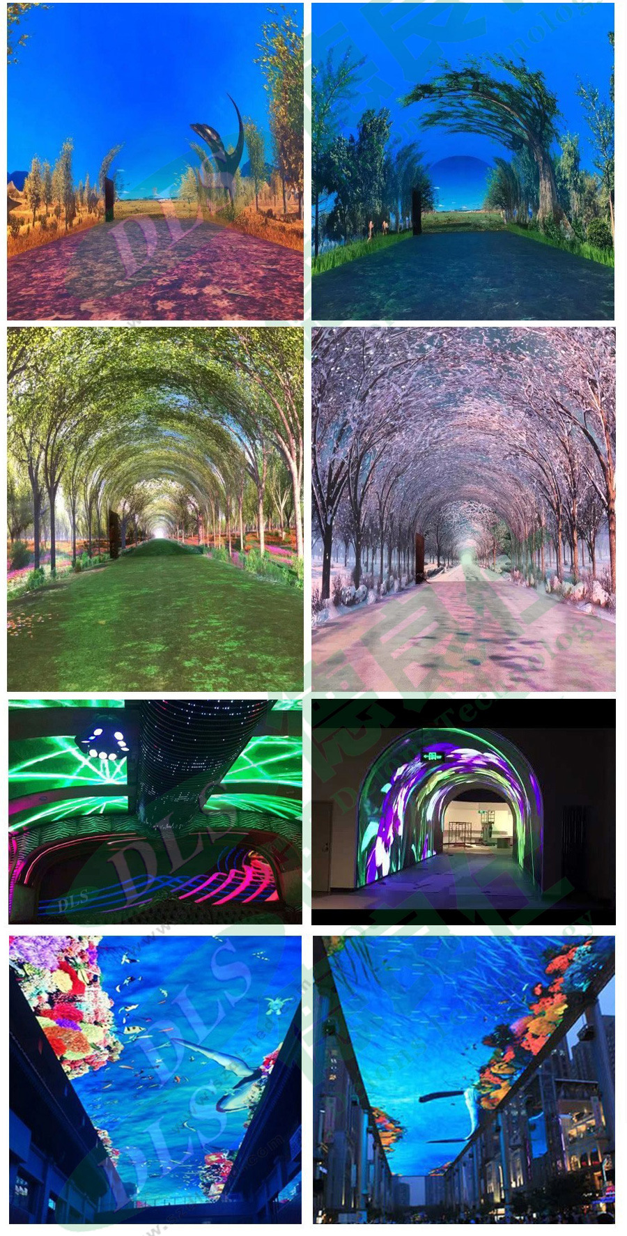 加拿大LED炫酷时光隧道显示屏(图8)