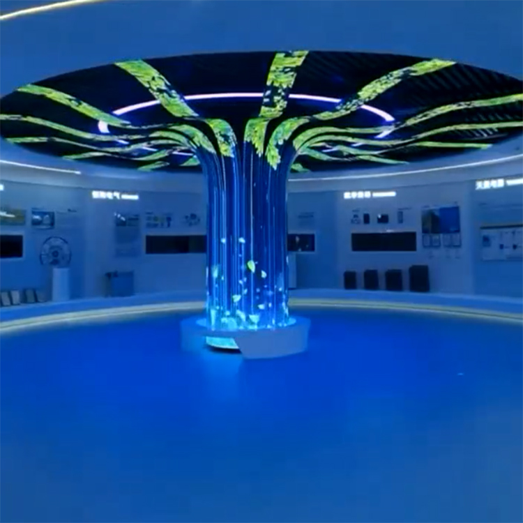 P3圆柱展览厅馆航天太空科技实验室LED异型屏