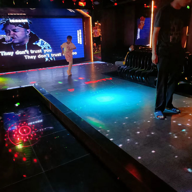 KTV酒吧 T台走秀表演LED互动地砖屏批发