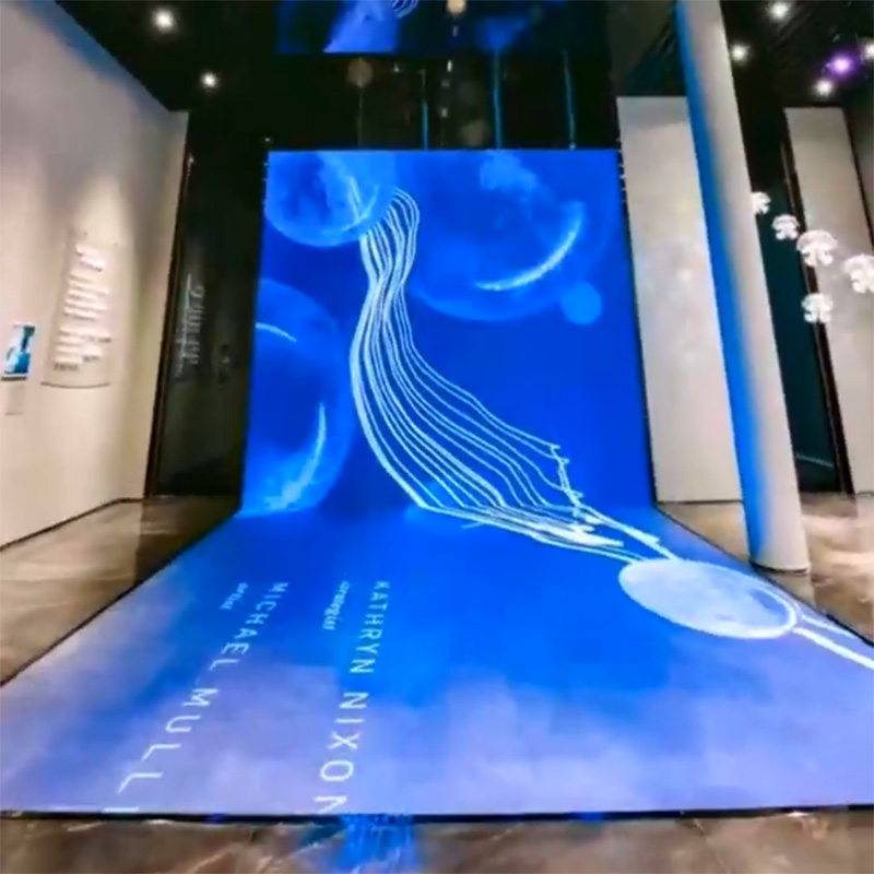 P2展厅LED沉浸式体验互动地砖屏